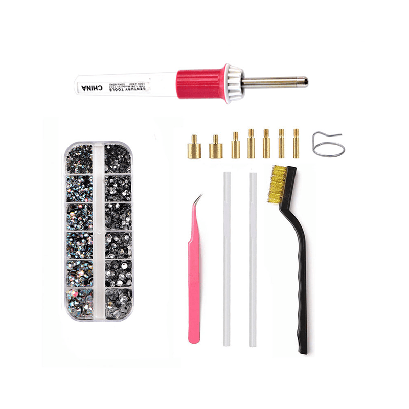 Rhinestone Sparkle Kit | 7 - in - 1 Hotfix Applicator Set - Hartwella