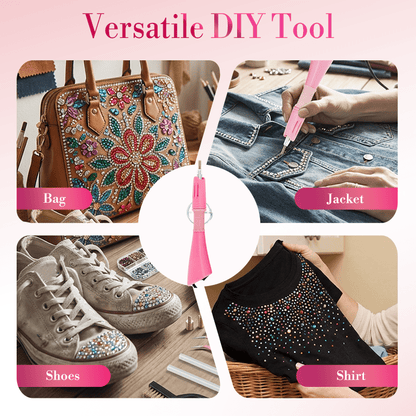 Rhinestone Sparkle Kit | 7 - in - 1 Hotfix Applicator Set - Hartwella