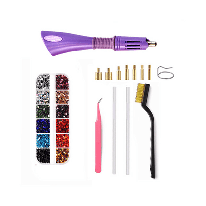 Rhinestone Sparkle Kit | 7 - in - 1 Hotfix Applicator Set - Hartwella