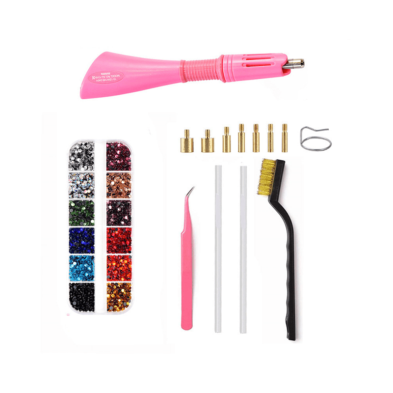 Rhinestone Sparkle Kit | 7 - in - 1 Hotfix Applicator Set - Hartwella