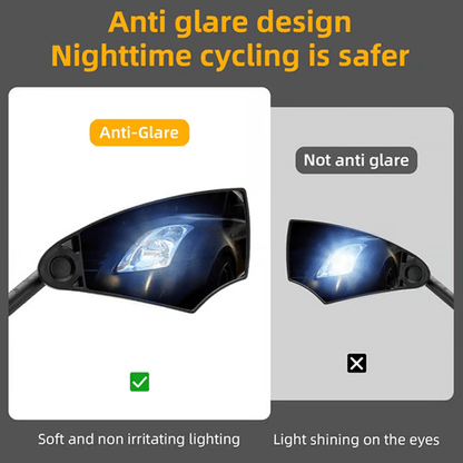 Rider Bicycle Mirror | 360° Adjustable Rear View for Handlebars - Hartwella