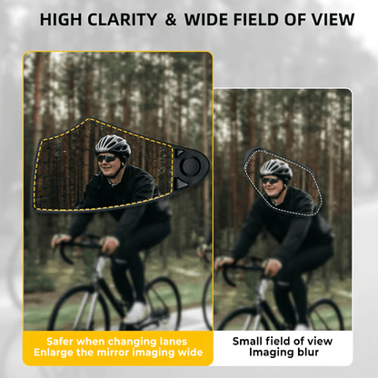 Rider Bicycle Mirror | 360° Adjustable Rear View for Handlebars - Hartwella