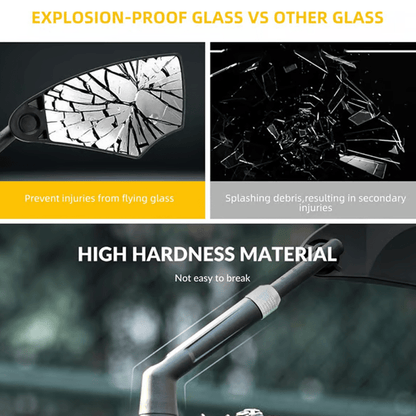 Rider Bicycle Mirror | 360° Adjustable Rear View for Handlebars - Hartwella