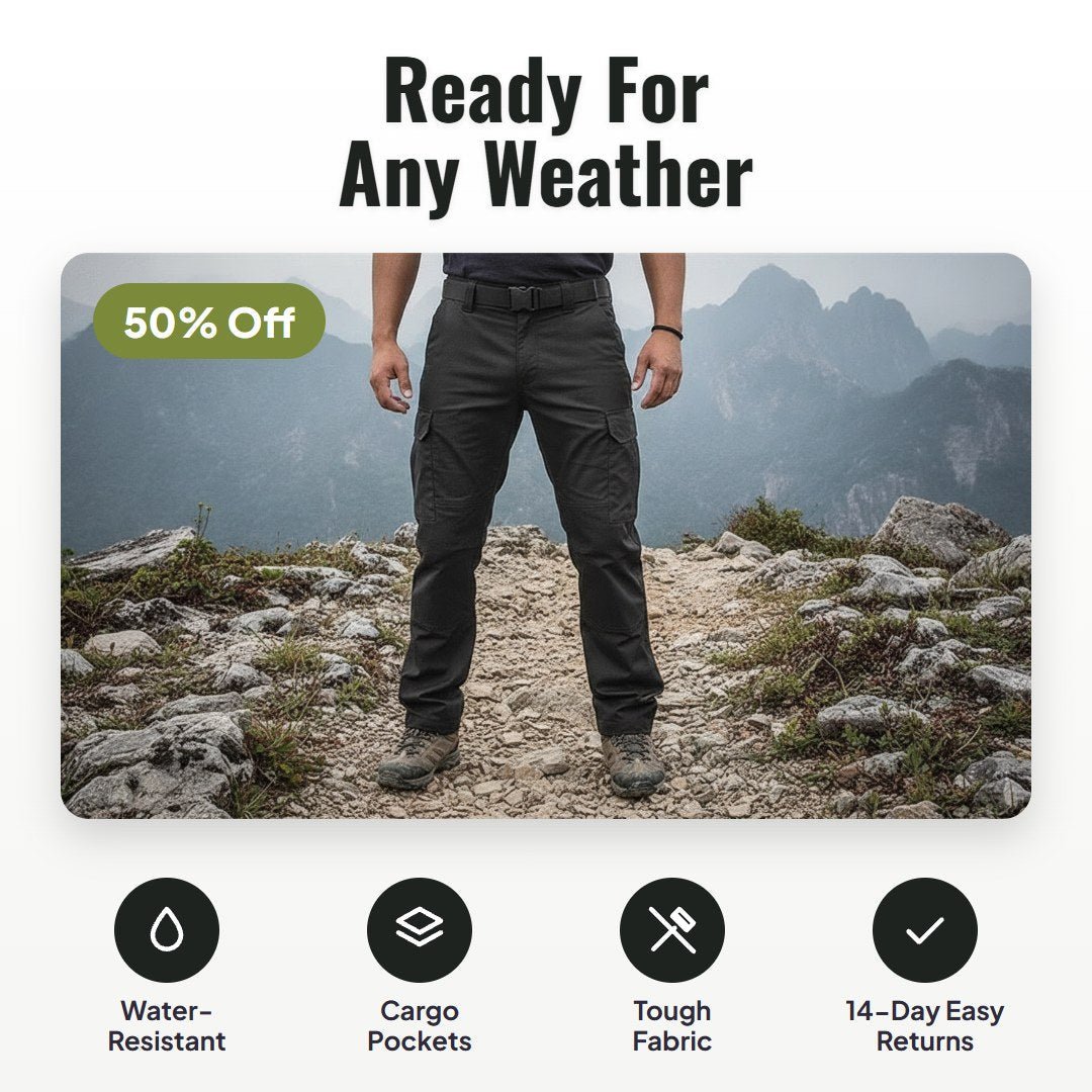 Ridgeon™ Tactical Waterproof Cargo Pants