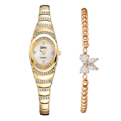 Rina Bracelet Watch for Women | Elegant Rhinestone Design, Durable Fit - Hartwella