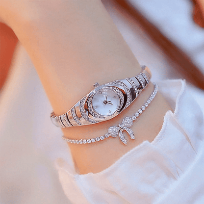 Rina Bracelet Watch for Women | Elegant Rhinestone Design, Durable Fit - Hartwella