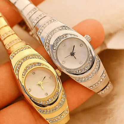 Rina Bracelet Watch for Women | Elegant Rhinestone Design, Durable Fit - Hartwella