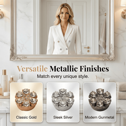 Rina Button Covers | Rhinestone Decorative Accessories for Shirts - Hartwella