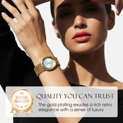 Rina Retro Watch | Quartz Movement, Water Resistant - Hartwella