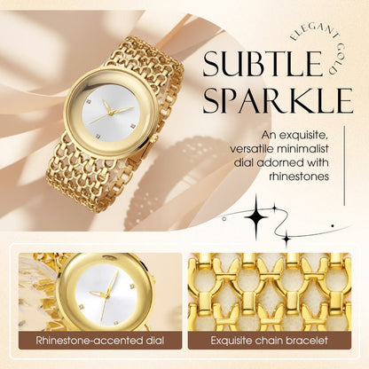 Rina Retro Watch | Quartz Movement, Water Resistant - Hartwella