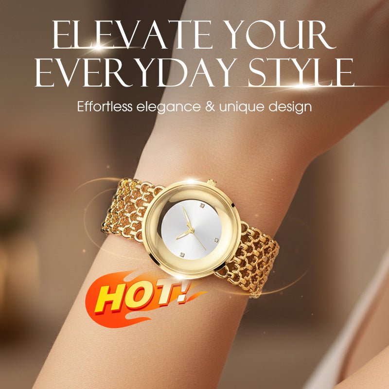 Rina Retro Watch | Quartz Movement, Water Resistant - Hartwella