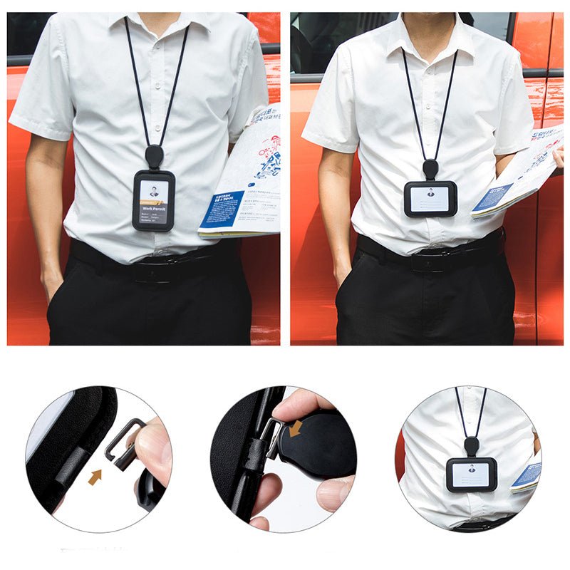 Rita ID Badge Holder | Retractable with Comfortable Lanyard - Hartwella