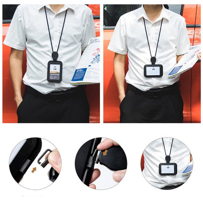 Rita ID Badge Holder | Retractable with Comfortable Lanyard - Hartwella