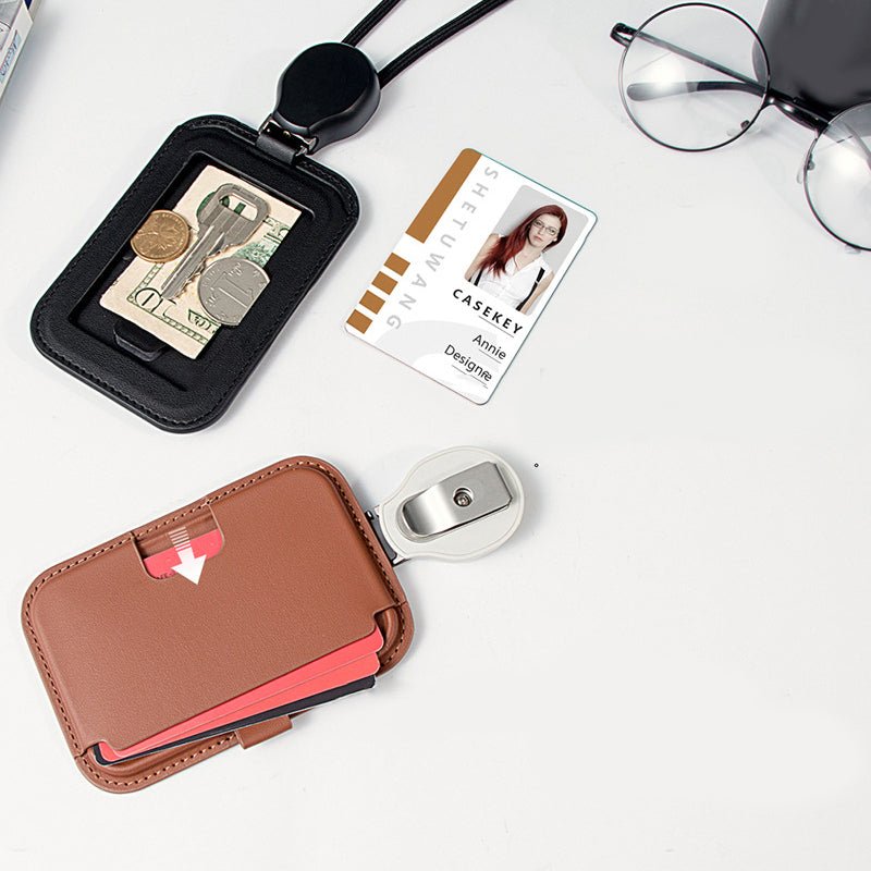 Rita ID Badge Holder | Retractable with Comfortable Lanyard - Hartwella