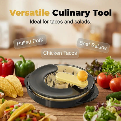Rollo Chicken Shredder Tool | Effortless Rotary Action, Lightweight PP Material - Hartwella