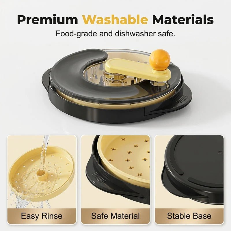 Rollo Chicken Shredder Tool | Effortless Rotary Action, Lightweight PP Material - Hartwella