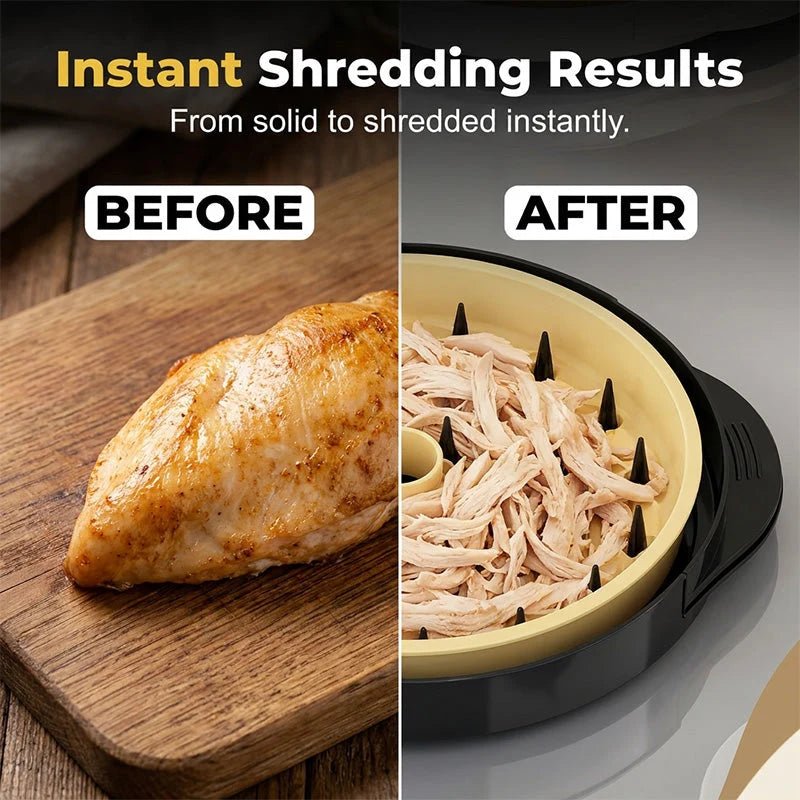 Rollo Chicken Shredder Tool | Effortless Rotary Action, Lightweight PP Material - Hartwella