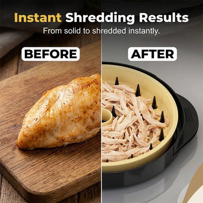 Rollo Chicken Shredder Tool | Effortless Rotary Action, Lightweight PP Material - Hartwella