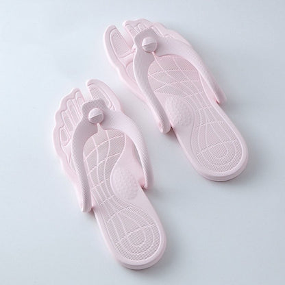 Rolo Foldable Travel Flip Flops | Quick - Dry, Non - Slip - Hartwella