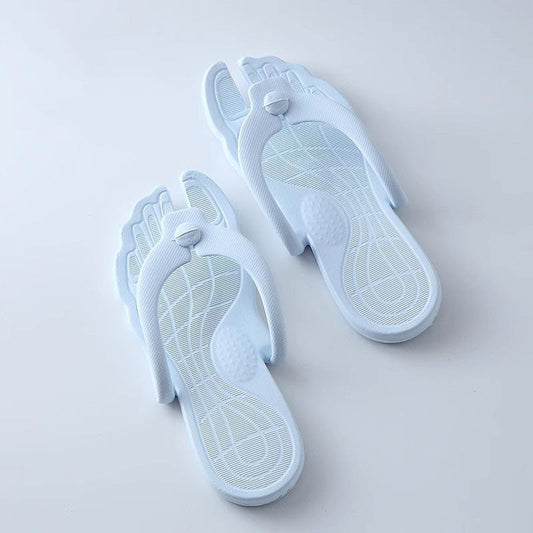 Rolo Foldable Travel Flip Flops | Quick - Dry, Non - Slip - Hartwella