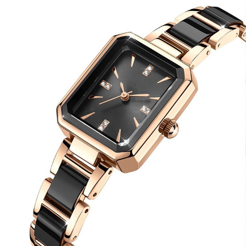 Rosa Women's Watch | Two-Tone Design, Adjustable Strap - Hartwella