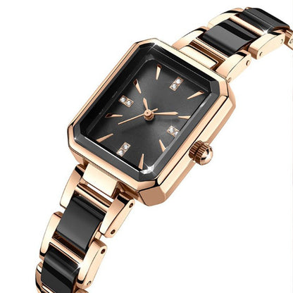 Rosa Women's Watch | Two-Tone Design, Adjustable Strap - Hartwella