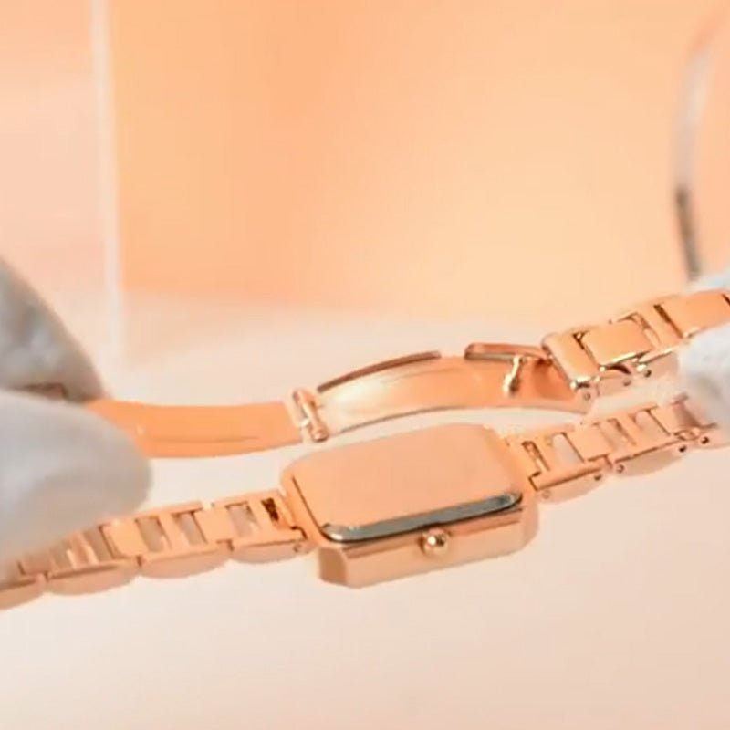 Rosa Women's Watch | Two-Tone Design, Adjustable Strap - Hartwella