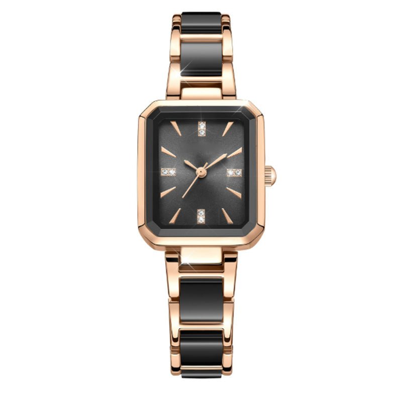 Rosa Women's Watch | Two-Tone Design, Adjustable Strap - Hartwella