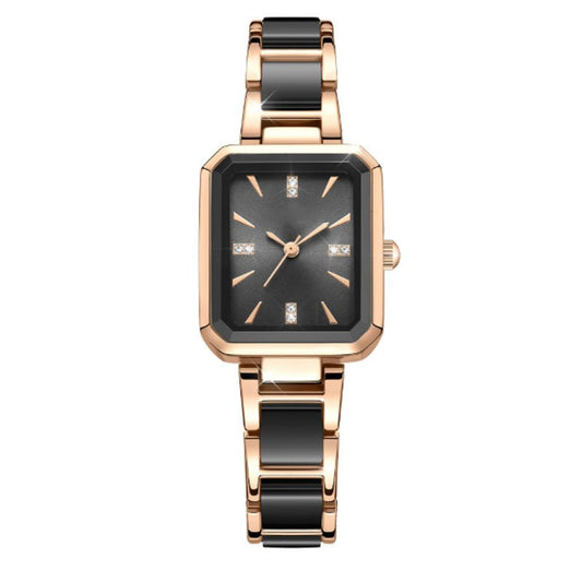Rosa Women's Watch | Two-Tone Design, Adjustable Strap - Hartwella