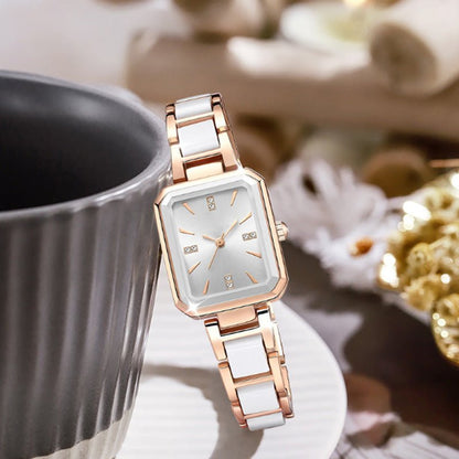 Rosa Women's Watch | Two-Tone Design, Adjustable Strap - Hartwella
