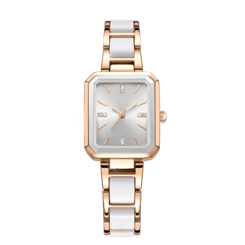 Rosa Women's Watch | Two-Tone Design, Adjustable Strap - Hartwella