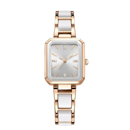 Rosa Women's Watch | Two-Tone Design, Adjustable Strap - Hartwella