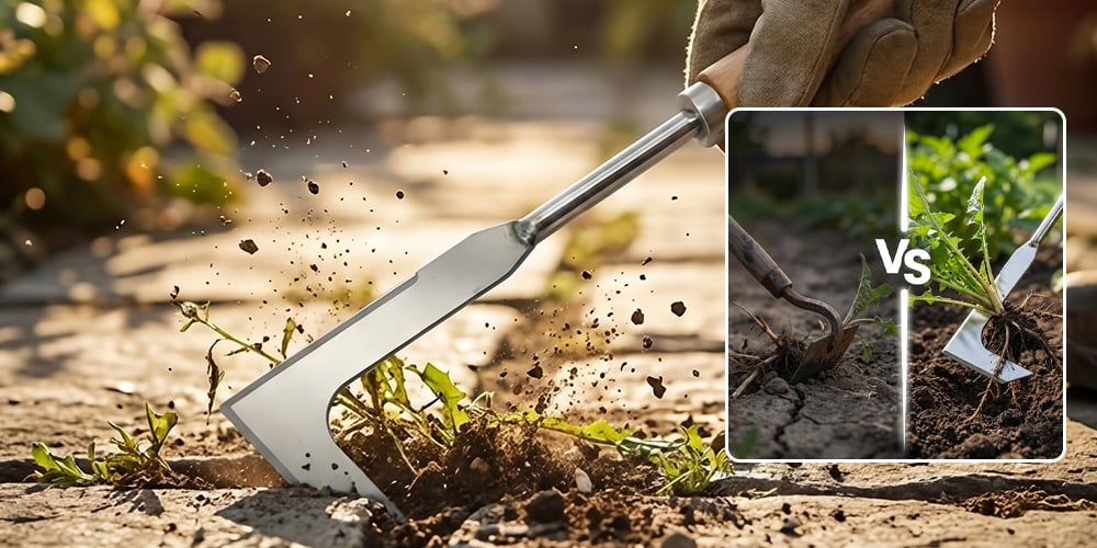 Rover Deep Root Weed Puller Tool | Stainless Steel, Ergonomic Handle - Hartwella