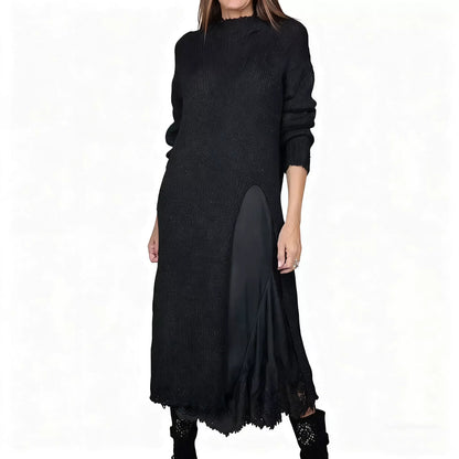 Sable Women's Outfit | Plus Size 2-Piece Set with Lace Accents, Soft Fabric - Hartwella