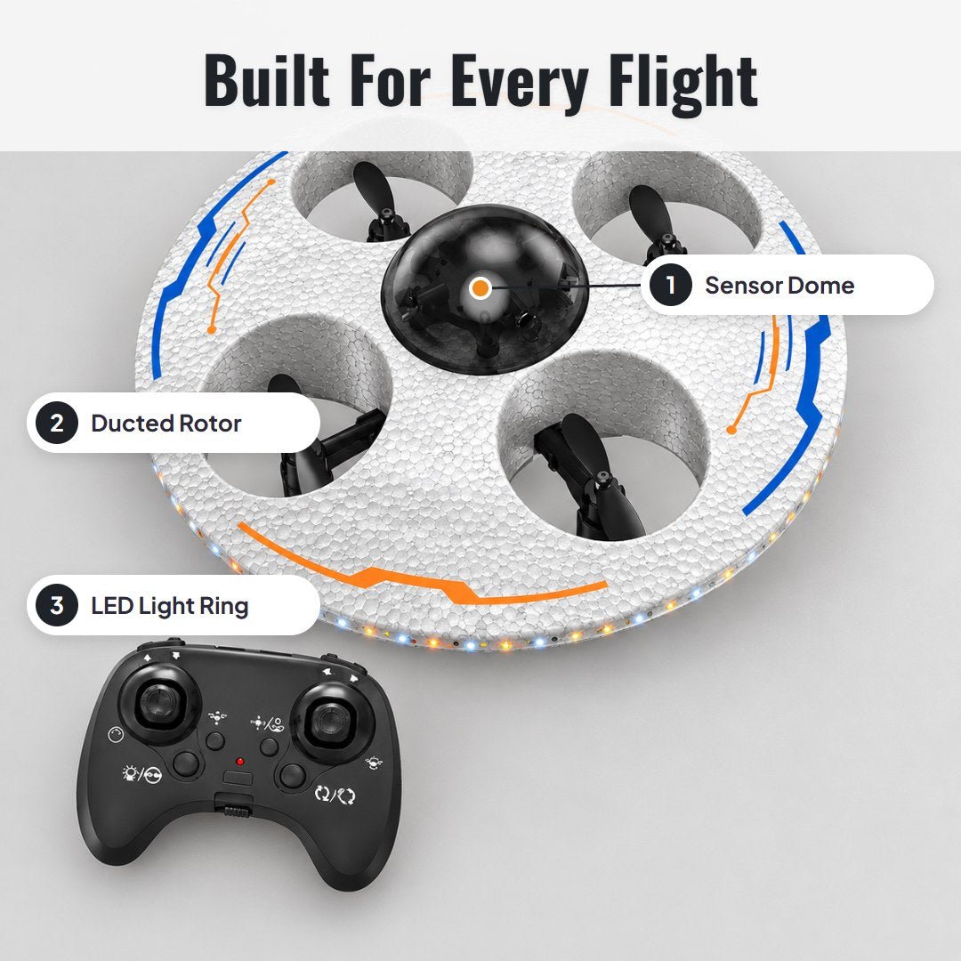 Saucero™ LED Flying Saucer Drone - Hartwella