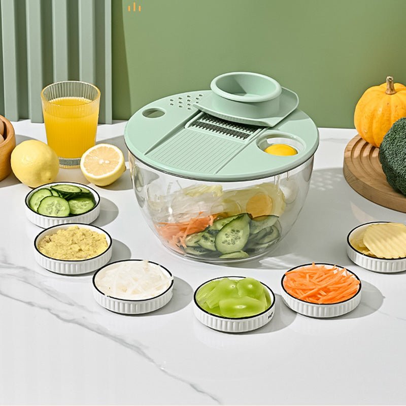 Savor Large Salad Spinner | 9-in-1 Multifunctional with Spacious 5.3 Quart Capacity - Hartwella