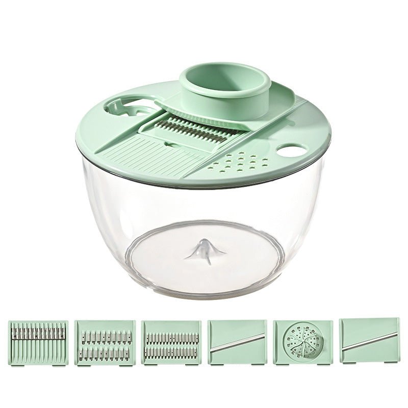 Savor Large Salad Spinner | 9-in-1 Multifunctional with Spacious 5.3 Quart Capacity - Hartwella