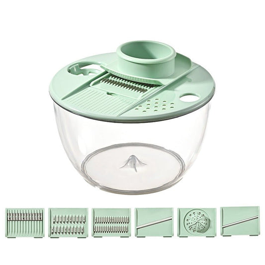Savor Large Salad Spinner | 9-in-1 Multifunctional with Spacious 5.3 Quart Capacity - Hartwella