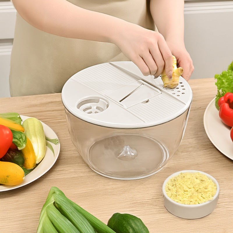 Savor Large Salad Spinner | 9-in-1 Multifunctional with Spacious 5.3 Quart Capacity - Hartwella