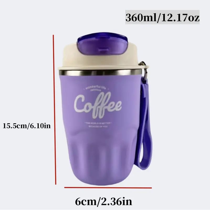 SavorGuard Coffee Flask | Insulated, Portable Design - Hartwella