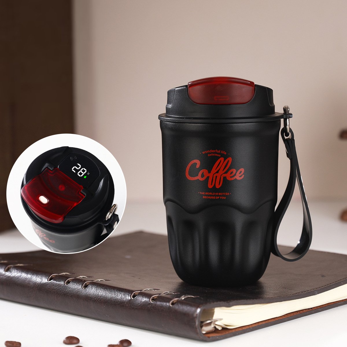 SavorGuard Coffee Flask | Insulated, Portable Design - Hartwella