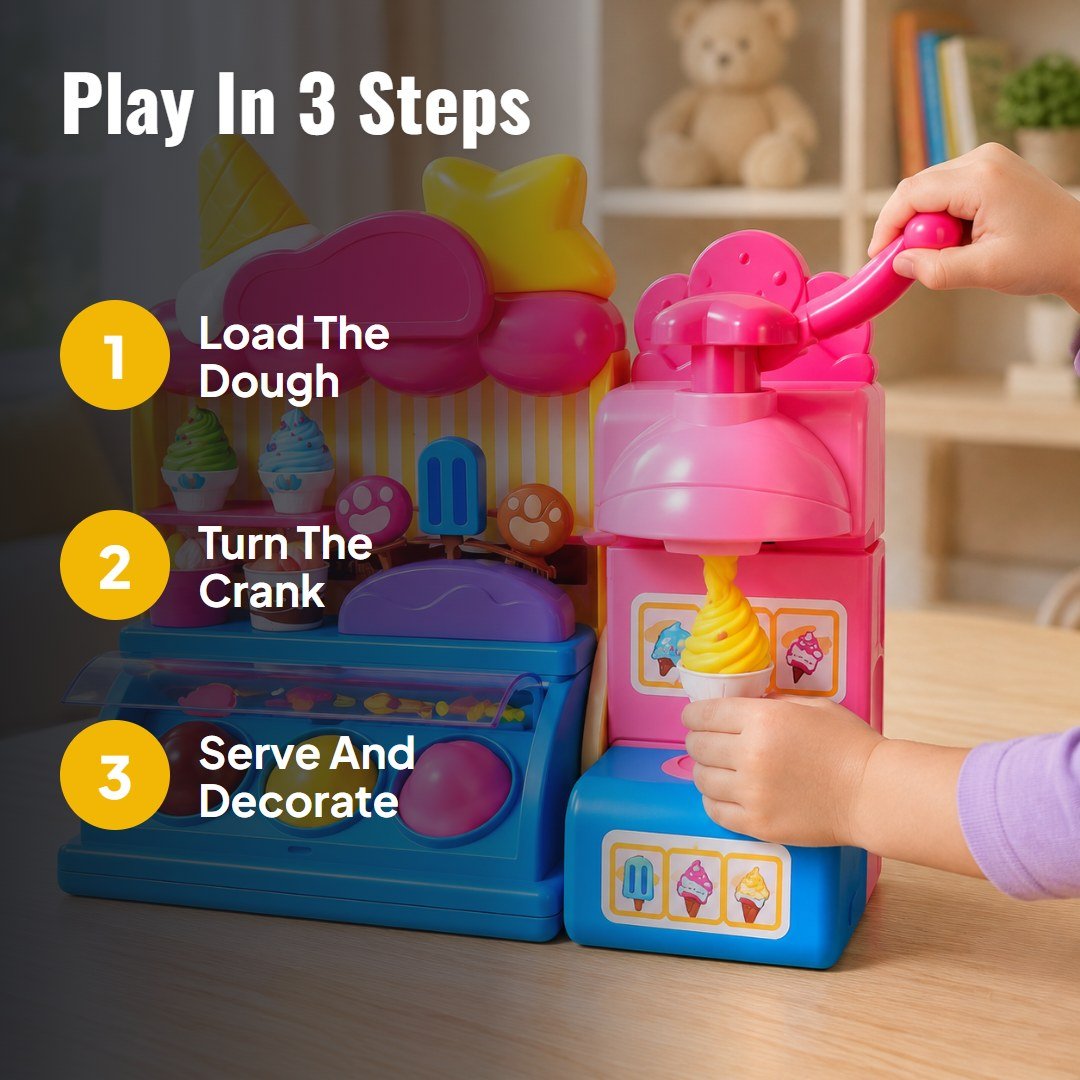 Scooply™ Ice Cream Clay Maker Playset - Hartwella