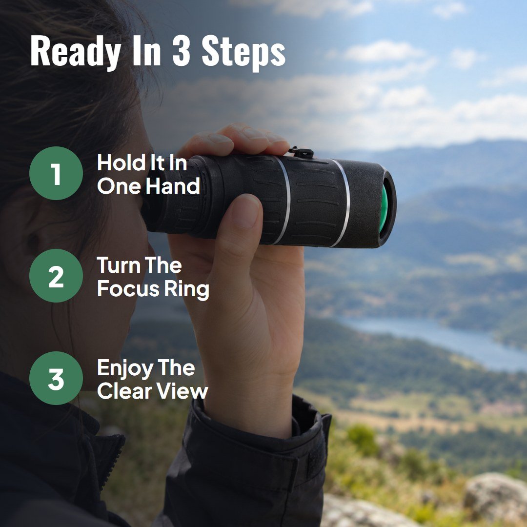 Scopra™ 16x52 Monocular Telescope - Hartwella