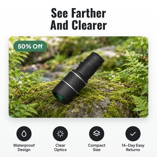 Scopra™ 16x52 Monocular Telescope - Hartwella