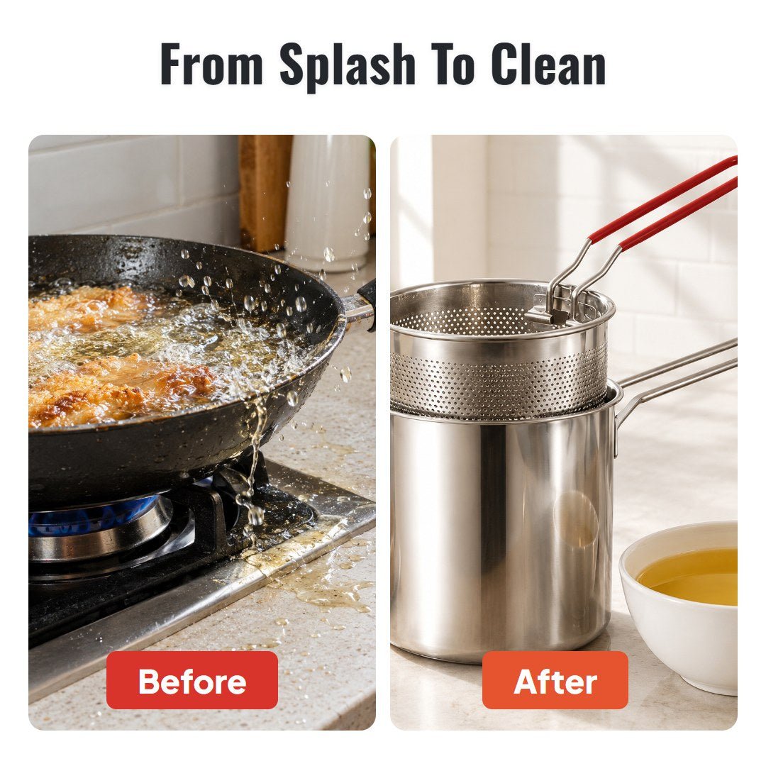 Searo™ Multifunctional Stainless Steel Fryer - Hartwella