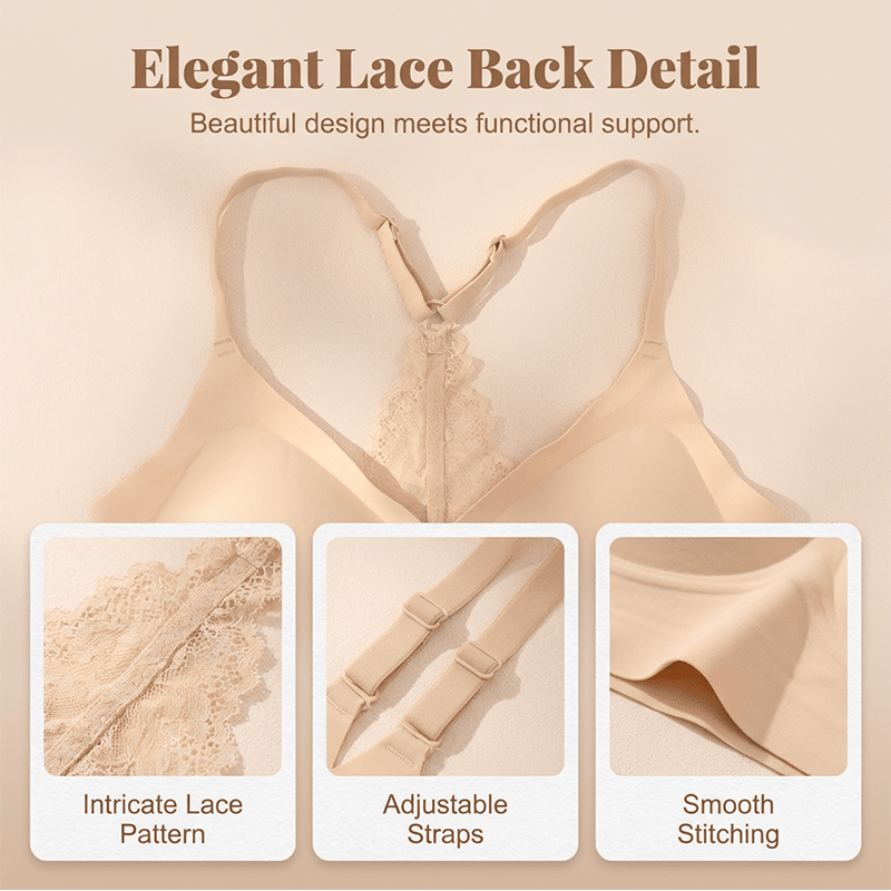 Sema Lace Bra | Wire-Free, Ultra-Breathable Comfort - Hartwella