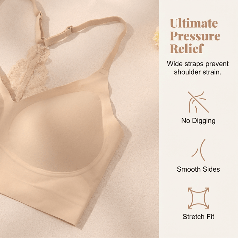 Sema Lace Bra | Wire-Free, Ultra-Breathable Comfort - Hartwella