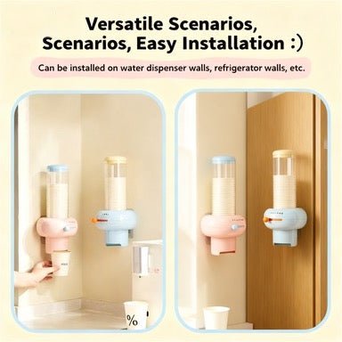 Sentry Cup Dispenser | Wall-Mounted, Hygienic Single-Cup Dispensing - Hartwella