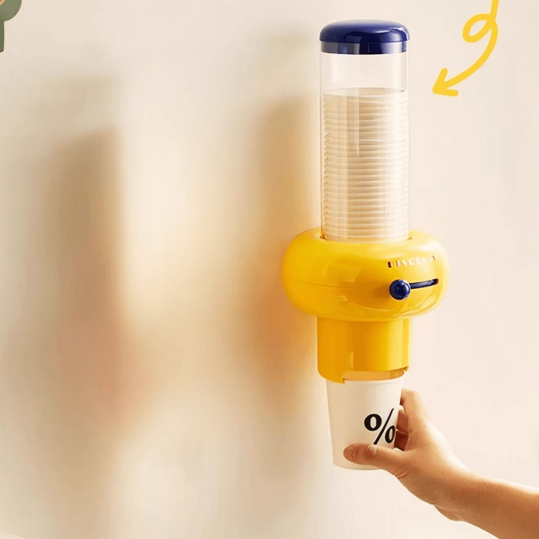 Sentry Cup Dispenser | Wall-Mounted, Hygienic Single-Cup Dispensing - Hartwella