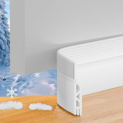 Sentry Door Seal Strip | Flexible Silicone Weather Stripping, Noise-Reducing - Hartwella